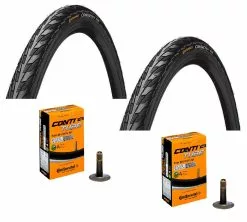 2 Dekk + 2 Slanger Continental Contact 700x40C (42-622) Bil Ventil