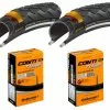 2 Dekk + 2 Slanger Continental Contact Plus 700x42 (42-622) Refleks Racer Ventil