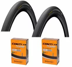 2 Dekk + 2 Slanger Continental SportContact II 26x1.60" (42-559) Bil Ventil