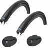 2 Dekk + 2 Slanger Schwalbe Durano Plus Addix 700x25C 60 Mm Ventil Foldbart Dekk