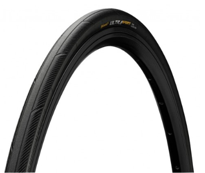 Continental Ultra Sport III 700x23c Sort Foldbart Dekk