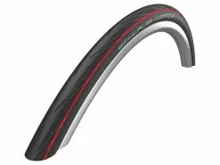 Schwalbe Lugano II 700 X 25C Dekk Sort/Rød